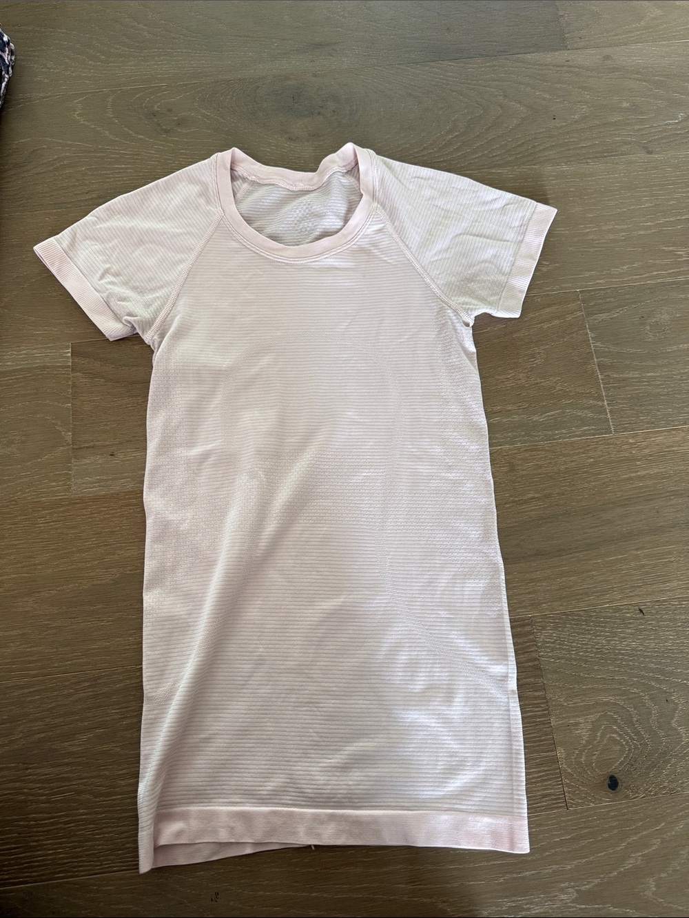 lululemon athletica Short Sleeve Ribbed Sleep Tee - Pale Pink